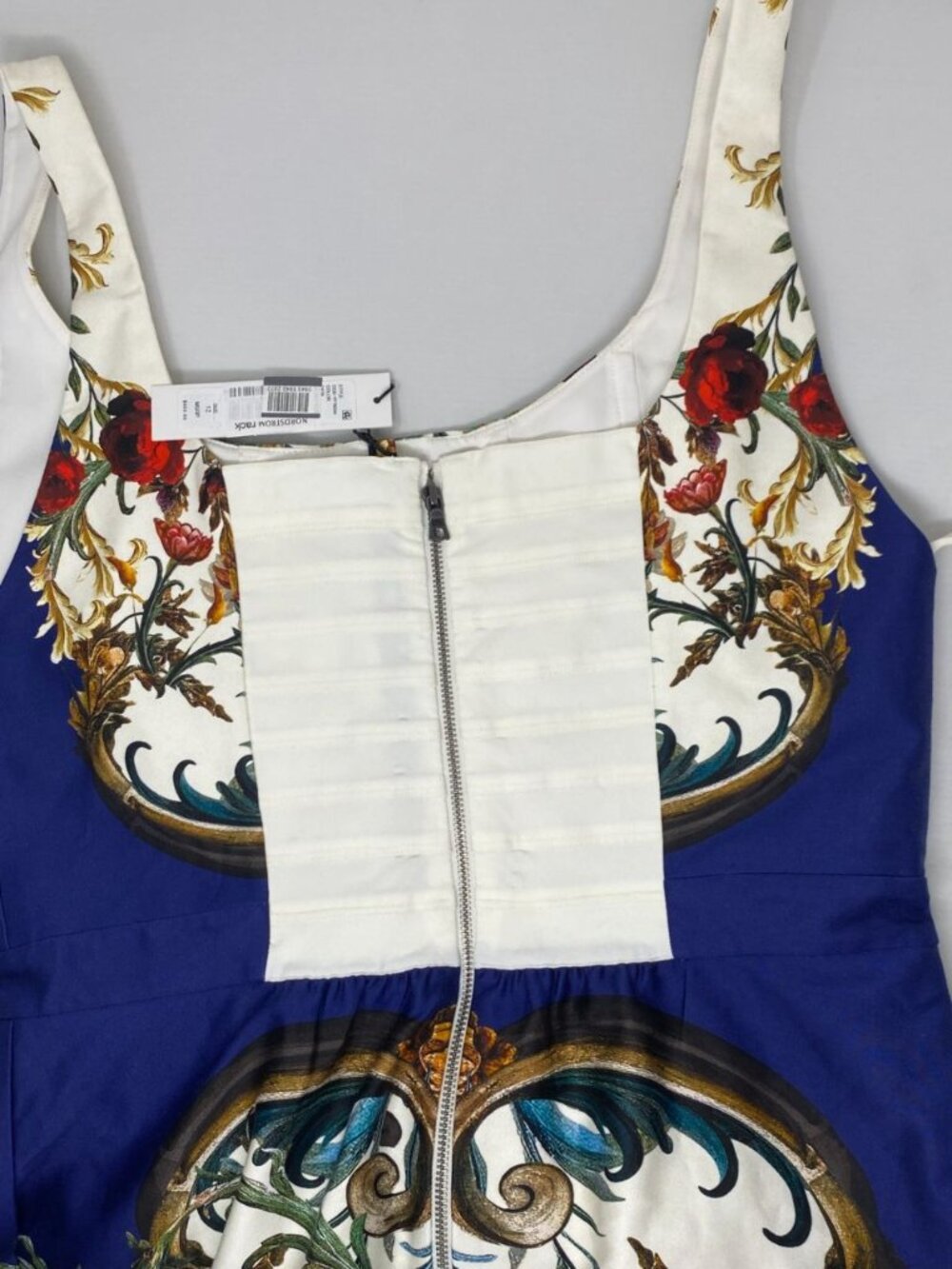 Alice + Olivia Diana Gilded Rose Structured Midi Dress 12 NWT $660 - Picture 10 of 12